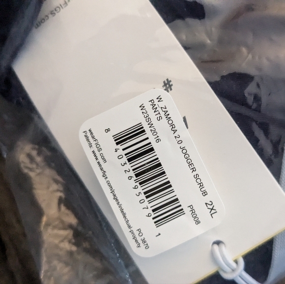 BNWT Purple Jam Figs Zamora Scrub Joggers in XXL - Picture 4 of 4